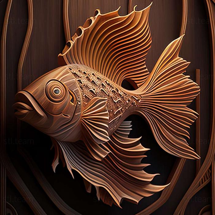 3D модель Риба планилорікарія (STL)